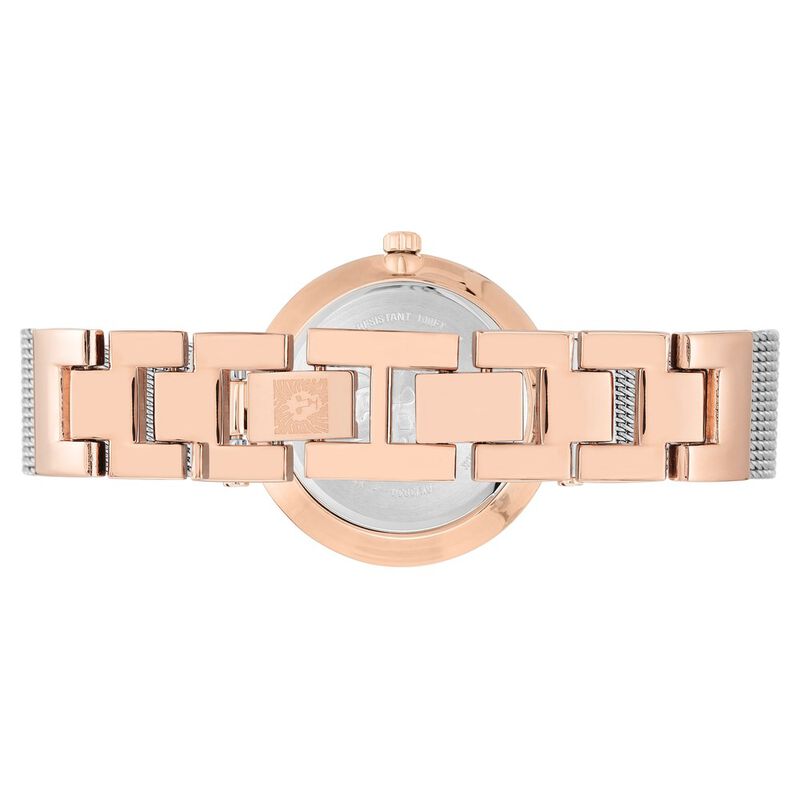 Anne Klein Quartz Analog Mother Of Pearl Dial Metal Strap Watch for Women - image number 2