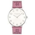 Coach Quartz Analog Champagne Dial Leather Strap Watch for Women - image number 0