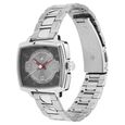 Fastrack Loopholes Quartz Analog with Date Grey Dial Stainless Steel Strap Watch for Girls - image number 1