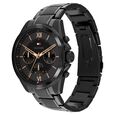 Tommy Hilfiger Quartz Multifunction Black Dial Grey Stainless Steel Strap Watch For Men - image number 1