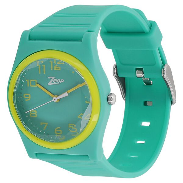 Zoop By Titan Quartz Analog Green Dial PU Strap Watch for Kids - image number 1
