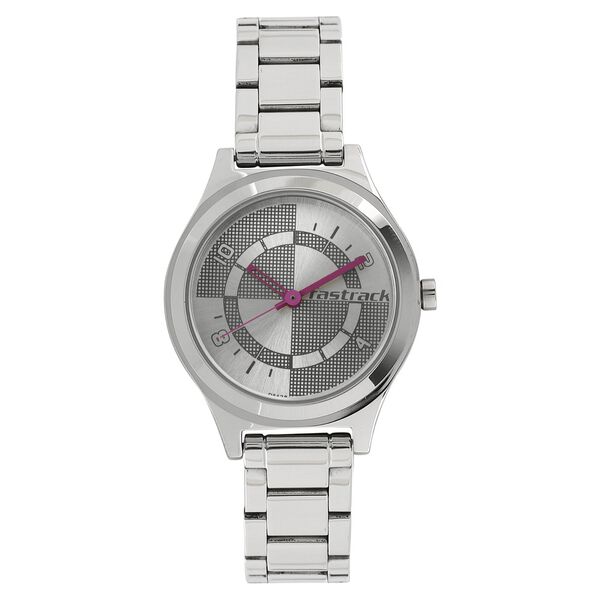 Fastrack Checkmate Quartz Analog Bicolour Dial Stainless Steel Strap Watch for Girls - image number 0