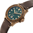 Xylys Mariana Swiss Analog with Date Green Dial Geniune Leather Strap Watch For Men - image number 4