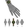 Anne Klein Quartz Analog Green Dial Green Plastic Strap Watch For Women - image number 3