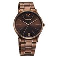 Sonata Aspire Quartz Analog Brown Dial Stainless Steel Strap Watch For Men - image number 0