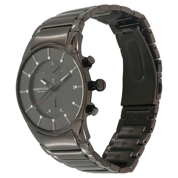 Kenneth Cole Quartz Chronograph Grey Dial Metal Strap Watch for Men - image number 1