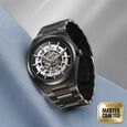 Titan Nexus Skeletal Automatic Analog with Gun Dial Gun Stainless Steel Strap Watch for Men - image number 0