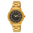 Titan Quartz Analog with Day and Date Champagne Dial Stainless Steel Strap Watch for Men