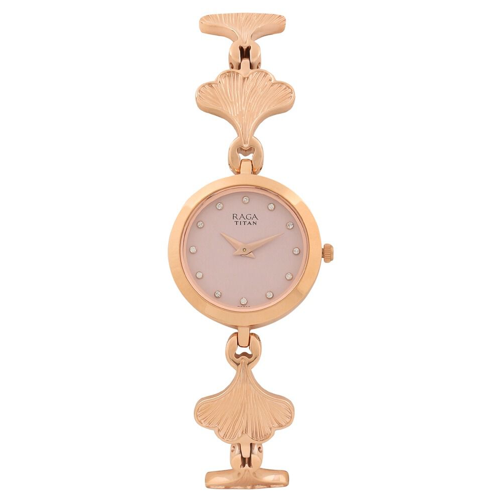 Titan raga pink dial online