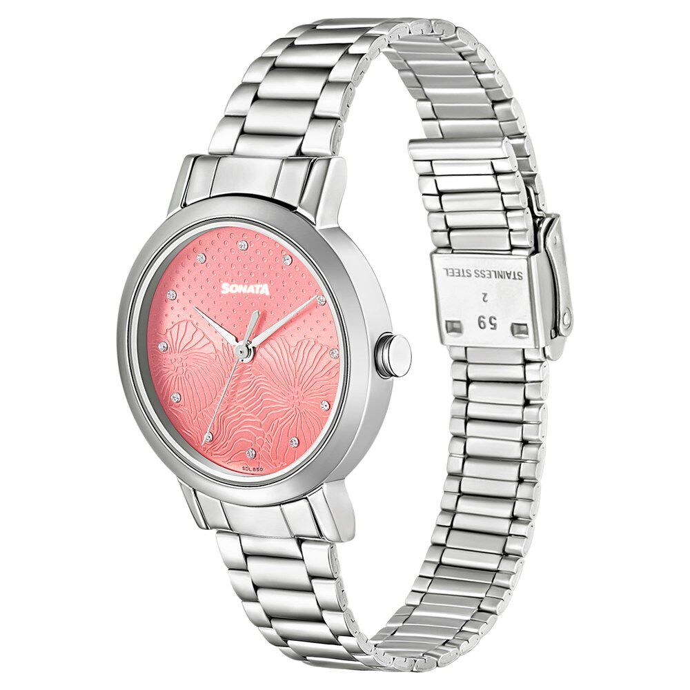 Sonata wrist watch for girl with price on sale