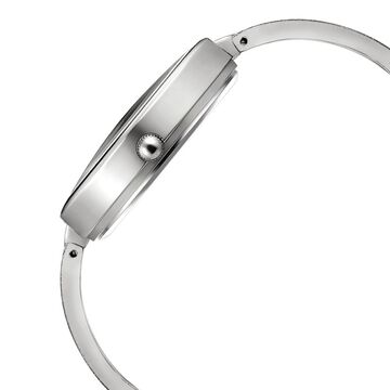 Fastrack Vyb Diva Quartz Analog Silver Dial Metal Strap Watch for Girls