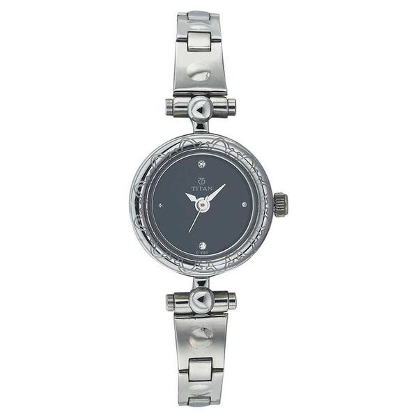 Titan Quartz Analog Silver Dial Watch for Women - image number 0