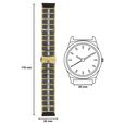 20 mm Black & Golden Ceramic & Metal Strap for Men - image number 3