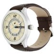 Fastrack Loopholes Quartz Analog with Date Beige Dial Leather Strap Watch for Guys - image number 2