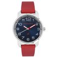 Fastrack Quartz Analog Silver Dial Leather Strap Watch for Girls