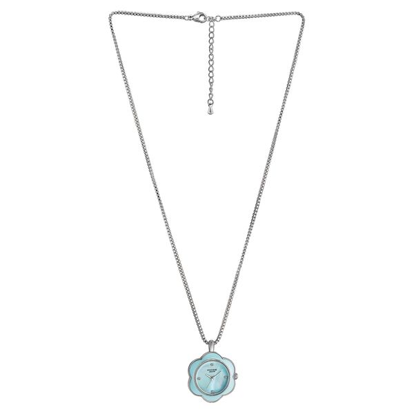 Sonata Poze Quartz Analog Blue Dial Silver Colour Metal Strap Watch For Women - image number 2