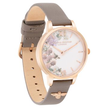Olivia Burton Quartz Analog White Dial Watch for Women