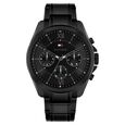 Tommy Hilfiger Quartz Multifunction Black Dial Black Stainless Steel Strap Watch For Men - image number 0
