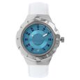 Fastrack Quartz Analog White Dial Leather Strap Watch for Girls