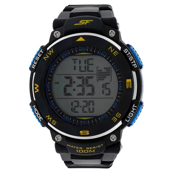 SF Digital Dial Plastic Strap Watch for Men - image number 0