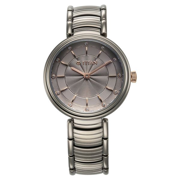 Titan Aura Quartz Analog Titanium Dial With Titanium Stainless Steel Strap Watch for Women - image number 0