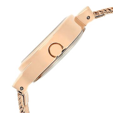 Fastrack Hitlist Quartz Analog Silver Dial Stainless Steel Strap Watch for Girls