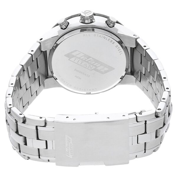 Titan Chrono Silver Chrono Stainless Steel Strap watch for Men - image number 3