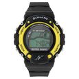 SF Digital Round Dial Plastic Strap Watch For Men