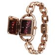 Vyb Prodigy By Fastrack Quartz Analog Maroon Dial Rose Gold Metal Strap Watch For Girls - image number 5