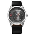 Fastrack Groove Quartz Analog Black Dial Black Stainless Steel Strap Watch For Guys