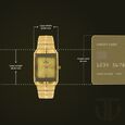 Titan Golden Dial Analog with DateMetal Strap watch for Men - image number 2
