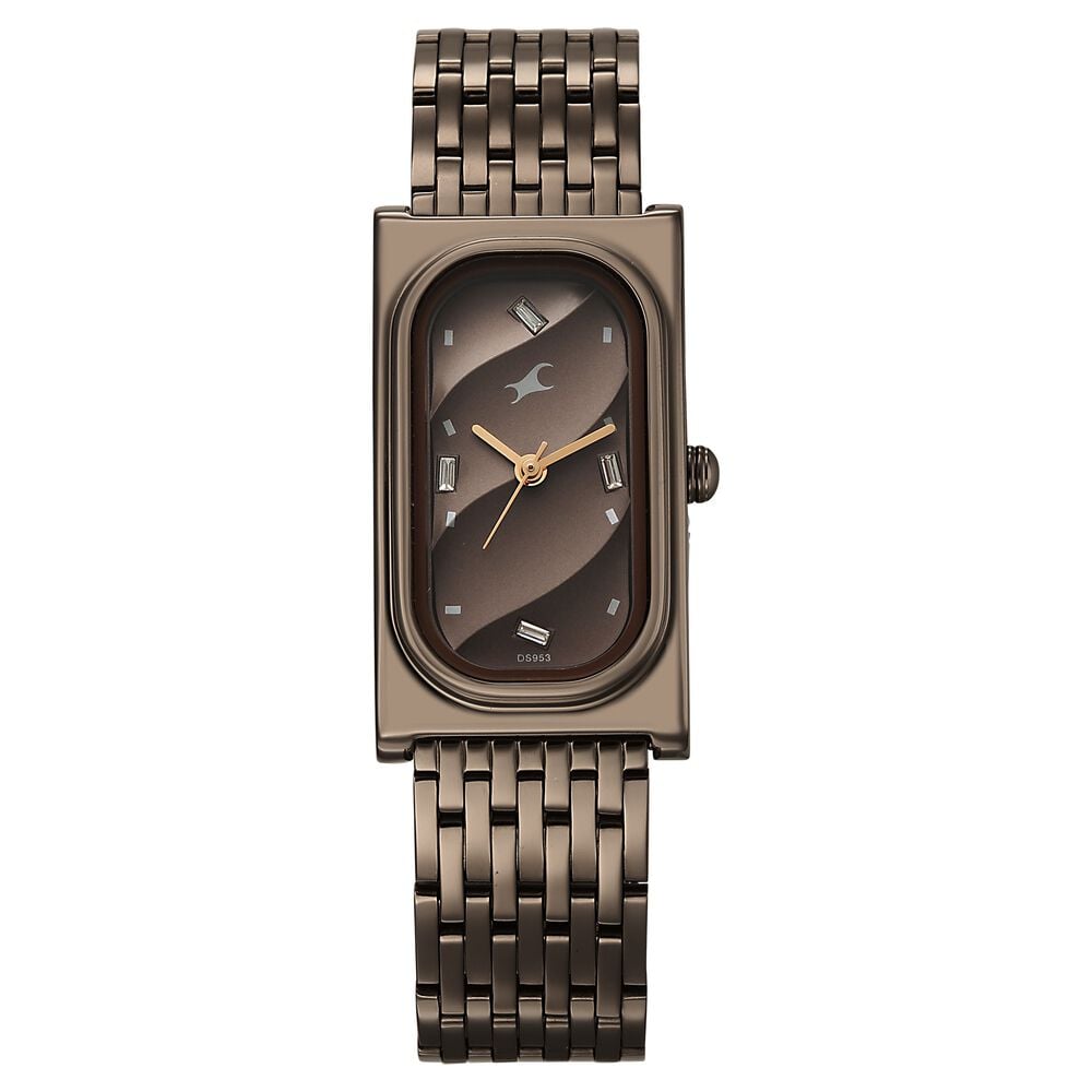Fastrack Gelato brown analog bracelet watch with Chocolate dial for Girls-picture-11