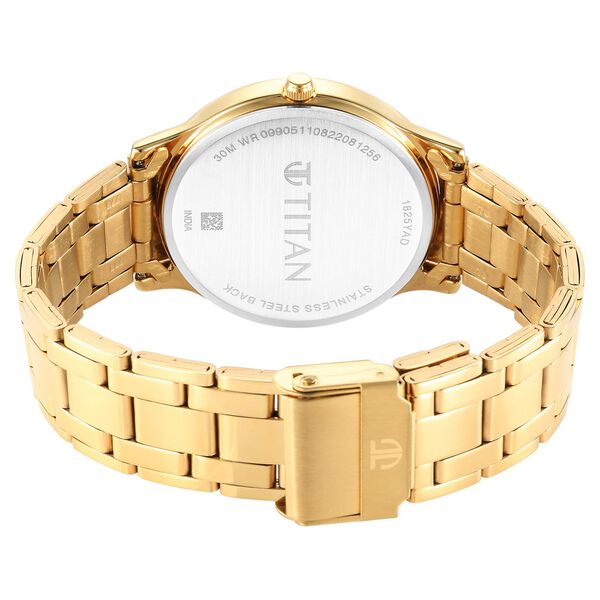 Titan Karishma Radiance White Dial Analog Stainless Steel Strap Watch for Men - image number 4
