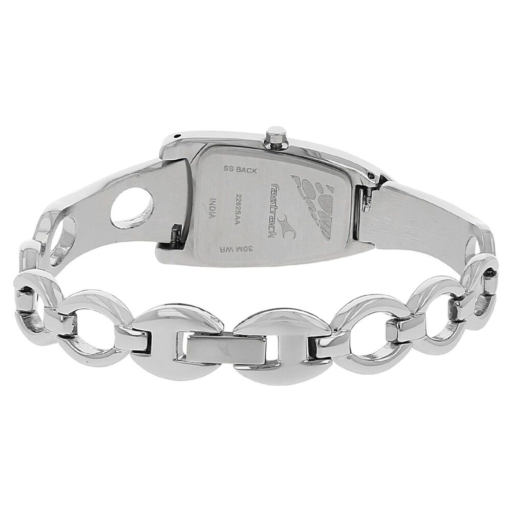 Fastrack metal asymmetrical women's watch outlet