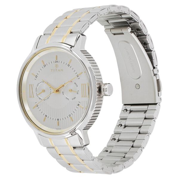 Titan Regalia Baron Silver Dial Analog with Day and Date Stainless Steel Strap watch for Men - image number 1