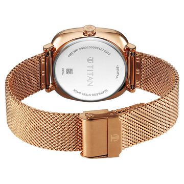 Titan Neo Curve Quartz Analog with Date Brown Dial Stainless Steel Strap Watch For Men