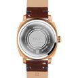 Xylys Quartz Analog Blue Dial Brown Leather Strap Watch For Men - image number 4