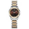 Titan Workmode Quartz Analog Pink Dial Stainless Steel Strap Watch For Women