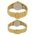 Titan Bandhan Champagne Dial Analog with Day and Date Stainless Steel Strap watch for Couple - image number 3