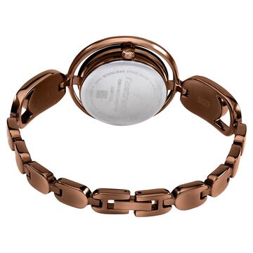 Fastrack Pulse Quartz Analog Black Dial Metal Strap Watch For Girls