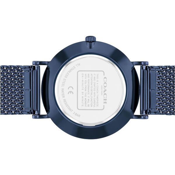 Coach Quartz Analog Blue Dial Stainless Steel Strap Watch for Women - image number 2