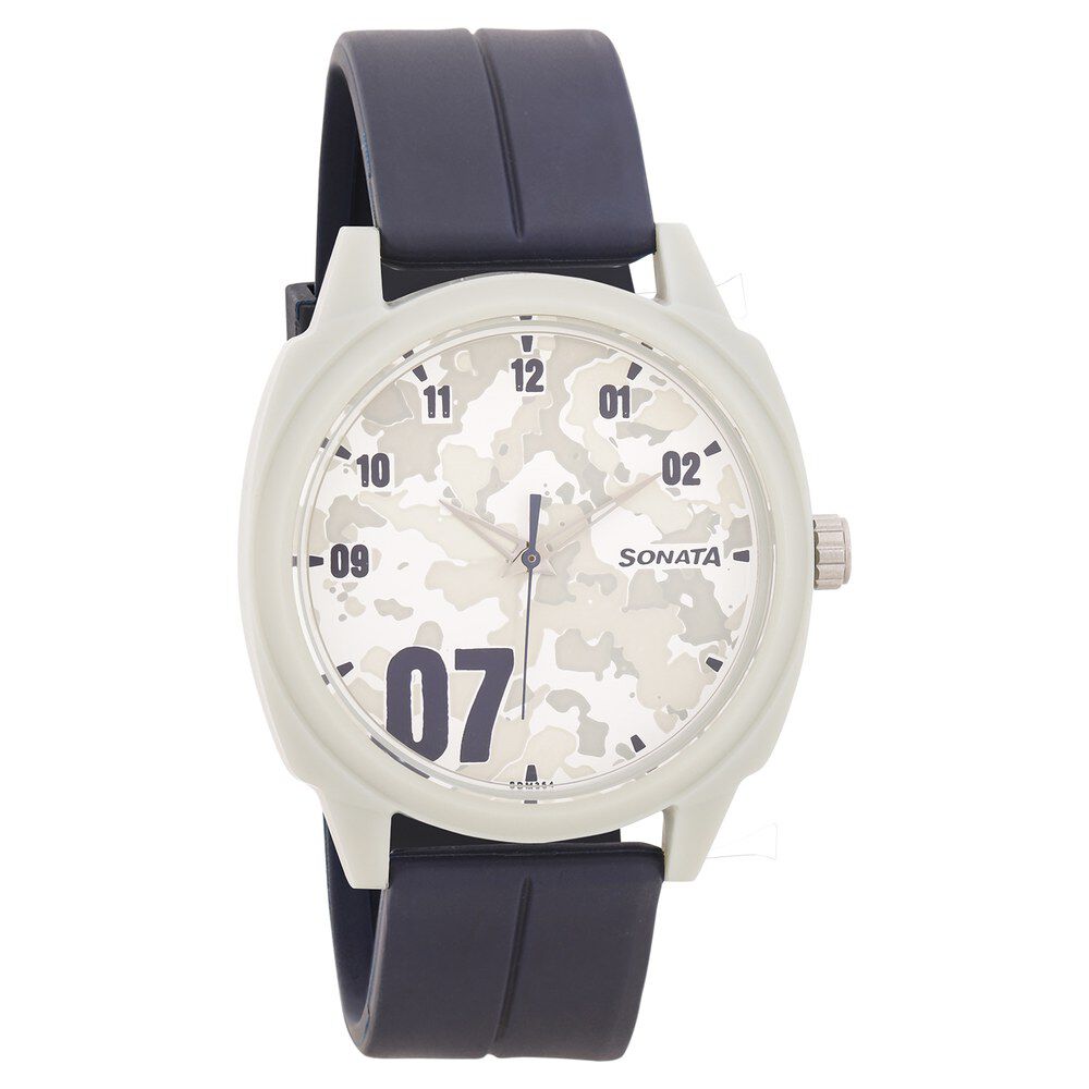 Buy Online Camo Multicoloured Dial Plastic Strap Watch for Men ns77086pp14w Titan