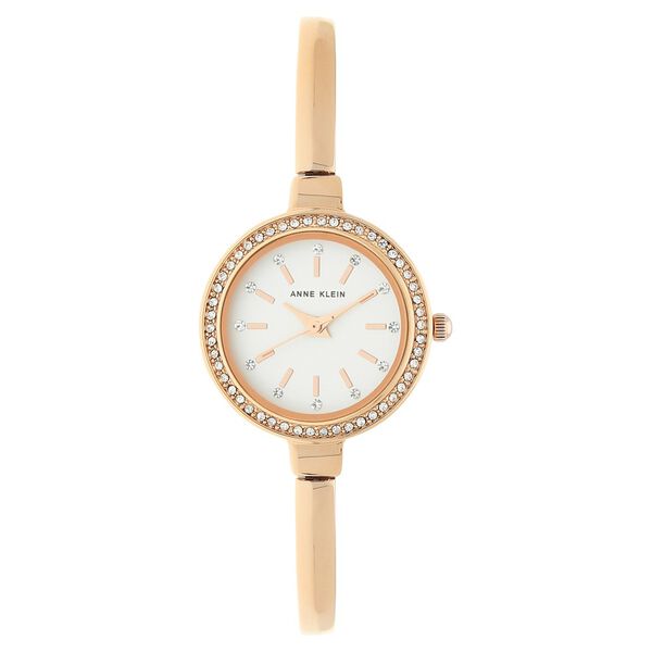 Anne Klein Quartz Analog Silver Dial Ceramic Strap Watch for Women - image number 0