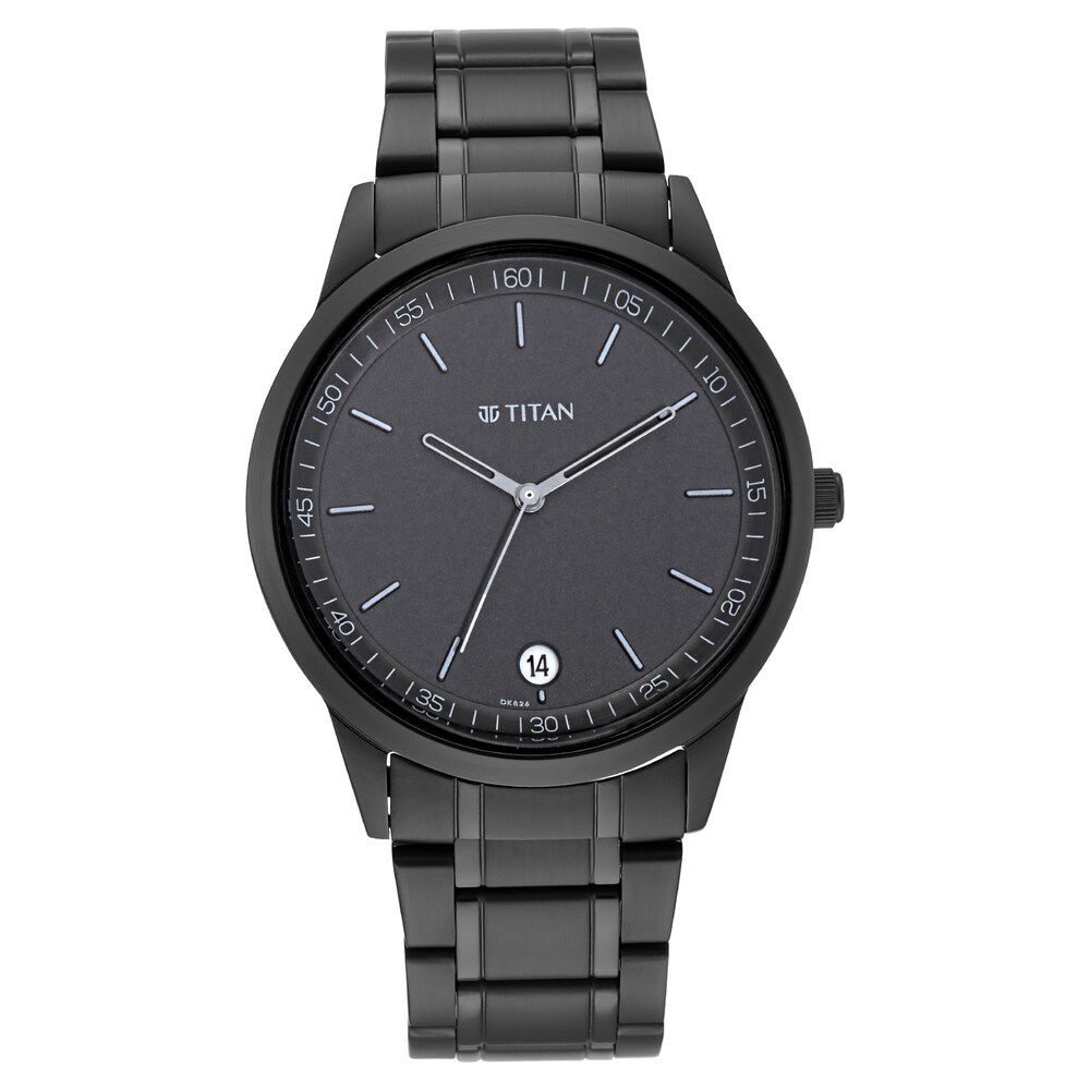 Black metal watches store
