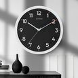 Titan Contemporary Black Wall Clock with Silent Sweep Technology - 30 cm x 30 cm (Medium) - image number 0