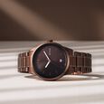Titan Neo Splash Brown Dial Analog with Date Stainless Steel Strap Watch for Men - image number 0