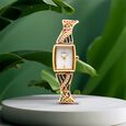 Titan Nebula Jewels 18k Gold Analog Diamond studded Gold Bracelet Watch for Women - image number 3