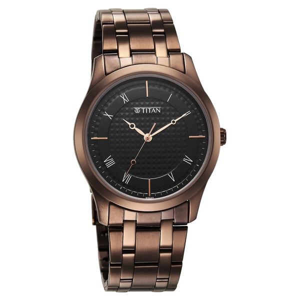 Titan Karishma Black Dial Watch for Men - image number 1