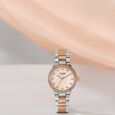 Sonata Poze Quartz Analog Rose Gold Dial Two Toned Colour Stainless Steel Strap Watch For Women - image number 0