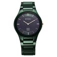 Titan Edge Ceramic Quartz in Glossy Green Dial Watch for Men - image number 0